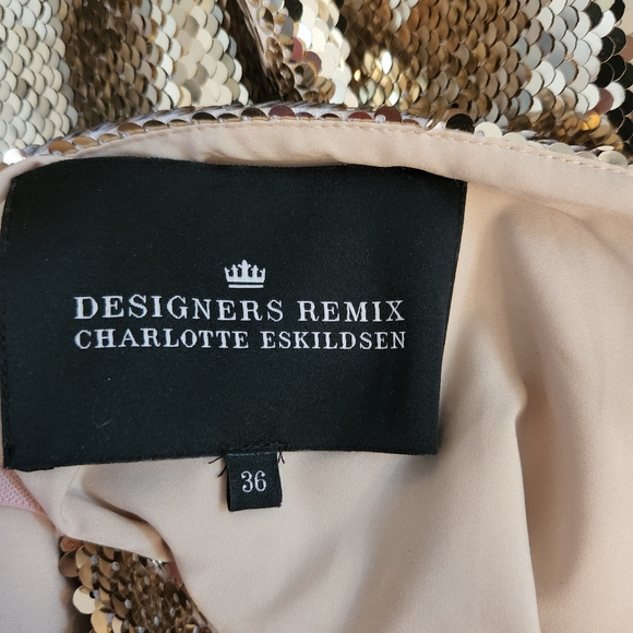 Designer Remix Evie Sequin Dress Charlotte Eskildsen Fearless Taylor Swift - Picture 3 of 7